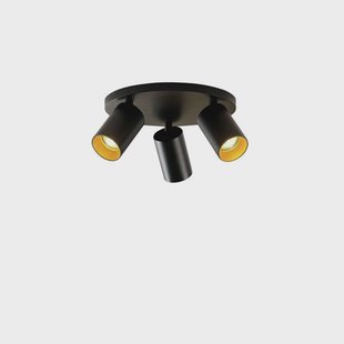 Arcchio - Brinja 3 ronde plafondlamp zwart