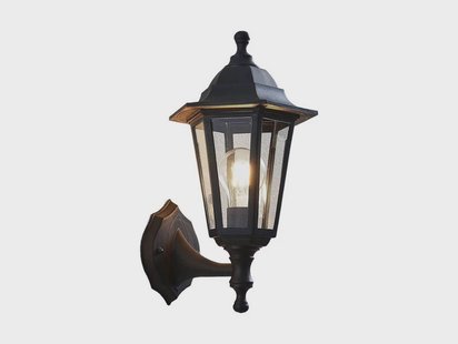 Lindby - Nane Buiten Wandlamp Black