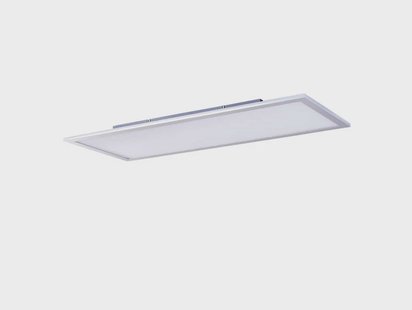 Lindby - Livel LED plafondlamp CCT 120x30 Wit/Zilver
