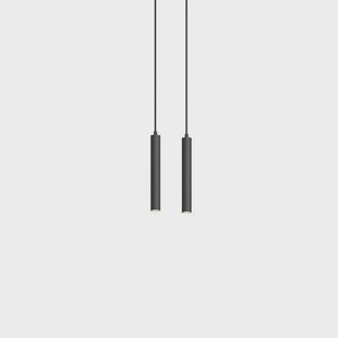 Franka 2 Hanglamp Black Arcchio - Woonkamer - Modern - Metaal - Meerdere lampen
