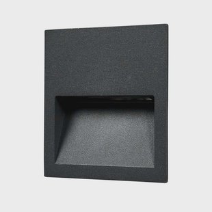 Lucande - Loya Square Buiten Ingebouwd Spot IP54 Dark Grey