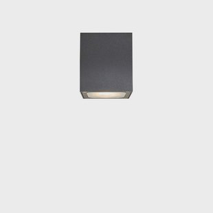Lucande - Tanea LED Buiten Plafondlamp 10x10 Dark Grey