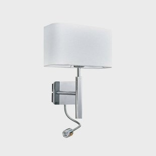 Lucande - Jettka Wandlamp White/Chrome