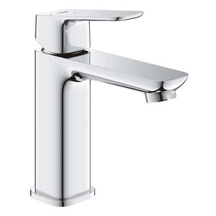 Grohe Cubeo 1-gats wastafelkraan m-size gladde body met afvoerplug chroom 1017570000