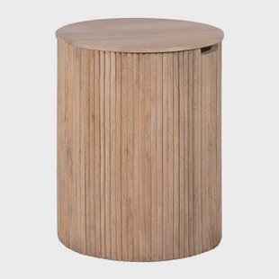 Lewis & Loft Bijzettafel Lonne - FSC® mangohout - Rond ⌀40 - Naturel