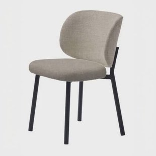 Giga Living - Eetkamerstoel Beige - 49x52x81,5cm - Swan - Set van 2