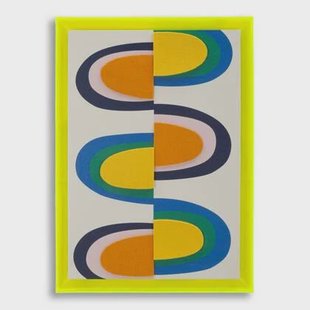 Print op gelakt canvas met acryl frame cm 50x3,3x70