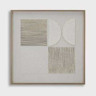 Canvasprint met lijst 60x3x60 cm