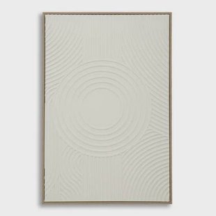 Schilderij op doek met lijst cm 80x3,8x120