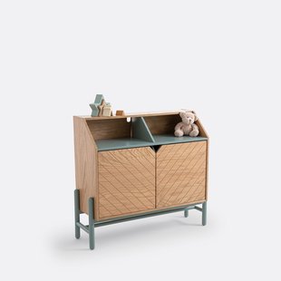 Lage boekenkast voor kinderen, Waldo