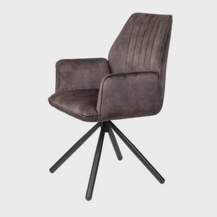 Puur - Carmen eetkamerstoel - donkerbruin