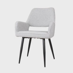 DS4U Lenon eetkamerstoel boucle 2.0 - grijs