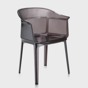 Kartell Papyrus Eetkamerstoel - Smoke Brown