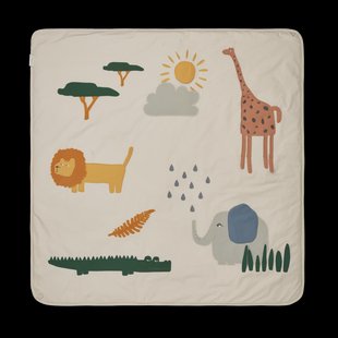 Liewood Glenn speeldeken 110x110 cm Safari sandy mix