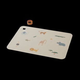 Liewood Jude placemat 30,2x42,1 cm Safari sandy mix