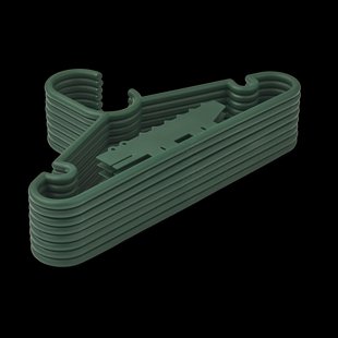 Liewood Falton krokodil kledinghanger 8-pack Garden green