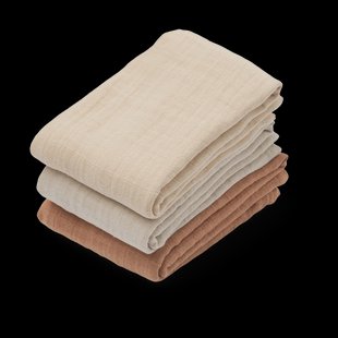 Liewood Lewis muslin hydrofiele doek 3-delig 65x65 cm Tuscany rose mix
