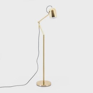 FURNILUX - SLEEK VLOERLAMP - GOUD - 47 x 28 x 161 cm