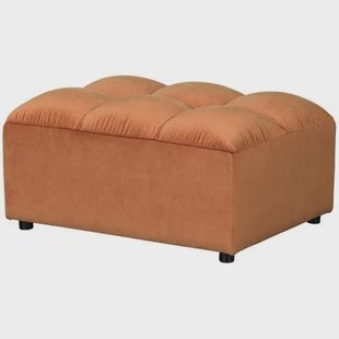 WOOOD Allure Hocker - Gewassen Fluweel Stof - Terra