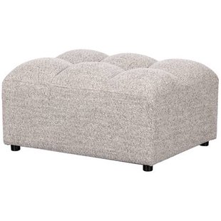 WOOOD Allure Hocker - Geweven Stof - Naturel Melange