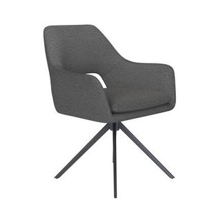 Housecraft Living Mos Eetkamerstoel Draaibaar Metaal Grijs