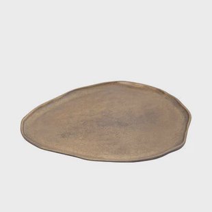 PTMD Kora Brass Casted Alu Organic Shaped Bowl L