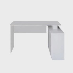 Giga Meubel - Bureau Wit Hout - 130x60x74cm - Basak