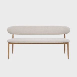 Giga Meubel - Eetkamerbank Beige|Naturel - 160x55x77cm - Alexia