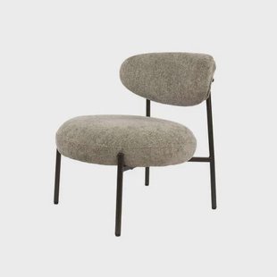 Giga Meubel - Fauteuil Zand Stof - Zithoogte 41cm - Round
