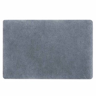 Spirella badkamer vloerkleed|tapijt - hoogpolig - grijs - 50 x 80 cm