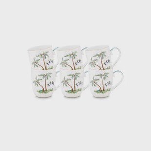 Pip Studio Jolie Mokken - Servies set van 6 - 200ml