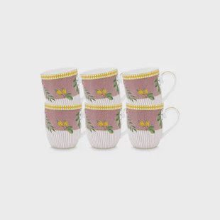 Pip Studio La Majorelle Mokken - Servies set van 6 - 200ml