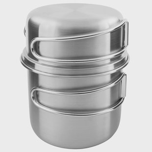 Tatonka Handle Mug 500 Set 4172-000 Stainless, drinkbeker met deksel