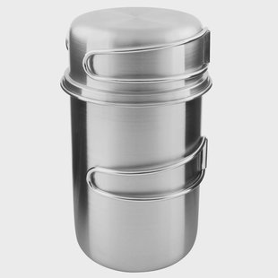 Tatonka Handle Mug 850 Set 4174-000 Stainless, drinkbeker met deksel