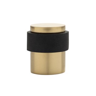 De Oude Deurklink Deurstopper vloermontage 30x40mm messing gelakt