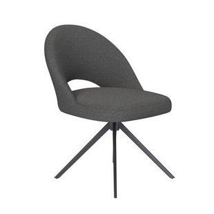 Housecraft Living Mick Eetkamerstoel Draaibaar Metaal Grijs