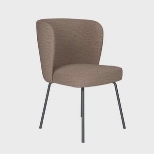 Housecraft Living Stan Eetkamerstoel Metaal Taupe Housecraft Living Stan Eetkamerstoel Metaal Taupe