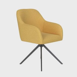 Housecraft Living Otis Eetkamerstoel Draaibaar Metaal Okergeel Housecraft Living Otis Eetkamerstoel Draaibaar Metaal Okergeel