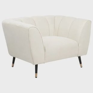 Beliani - ORSTA - Fauteuil - Lichtbeige - Polyester