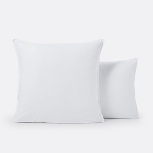 Kussensloop in effen biologisch perkalkatoen