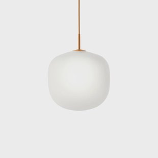 Rime hanglamp Ø37 wit/oranje Muuto - Eetkamer - Glas