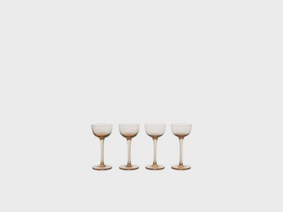 ferm LIVING - Host Liqueur Glasses Set of 4 Blush