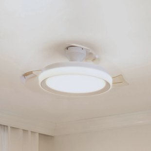 Philips LED plafondventilator Bliss, wit/wit, stil, CCT