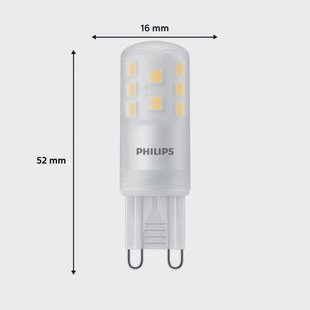 Philips LED stiftlamp G9 3,7W 470lm 2700K mat 6 stuks