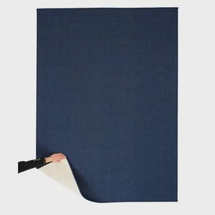 Tapeso Buitenkleed effen - Flip donkerblauw - 160x220 cm