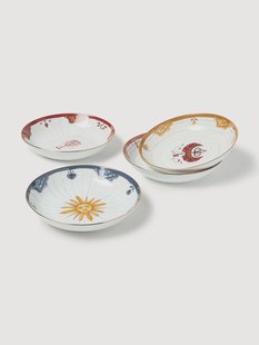 Pastaborden Mystic, 4-delig