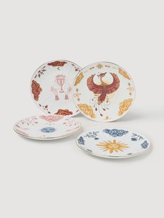 Ontbijtborden Mystic, 4-delig