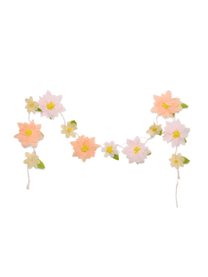LED-lichtsnoer met papieren bloemen - 215 cm. - Multi - Søstrene Grene LED-lichtsnoer met papieren bloemen - 215 cm. - Multi - Søstrene Grene