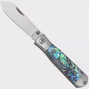 QSP Knife Jumping Jack QS167-A Satin 14C28N, Abalone, zakmes