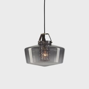 Addicted to Us hanglamp cognac/messing DESIGN BY US - Woonkamer - Designer - Glas - 1 lamp